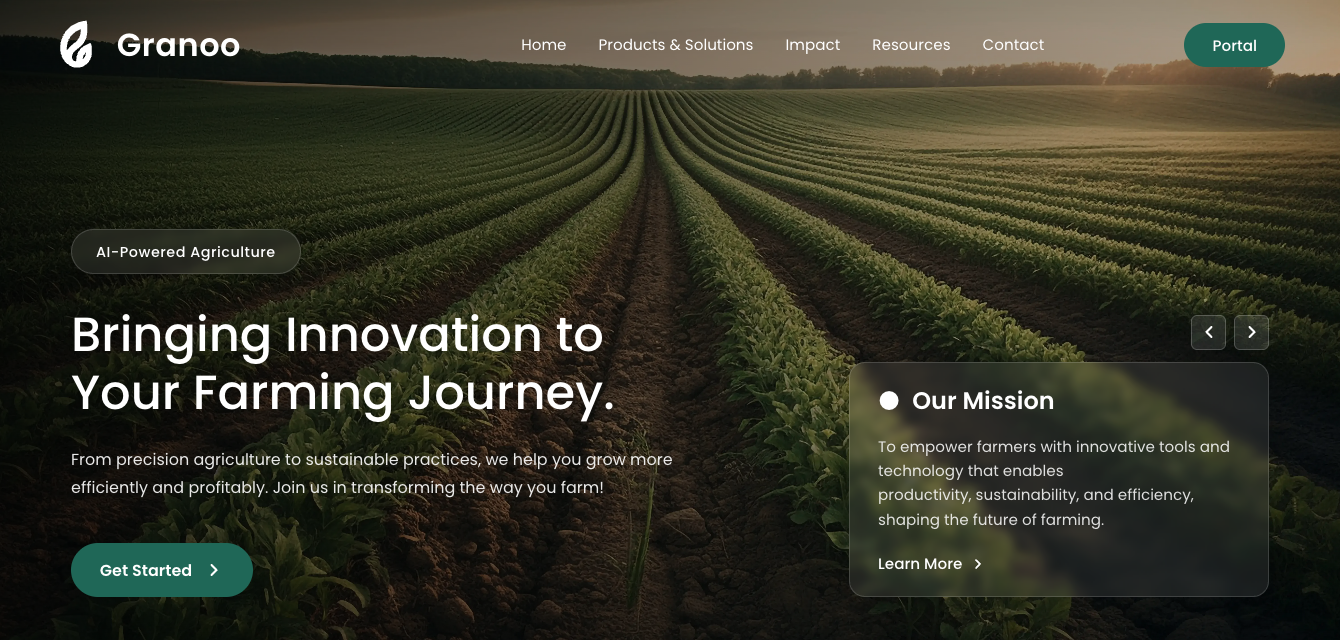 Granoo website snapshot
